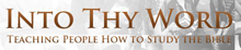 Into Thy Word logo sm